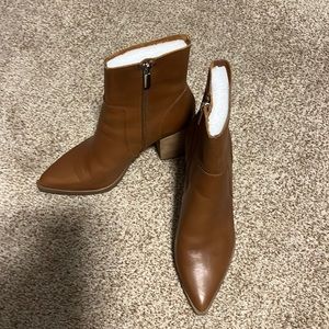 Steve Madden Calabria Cognac Leather Boot size 8 worn once